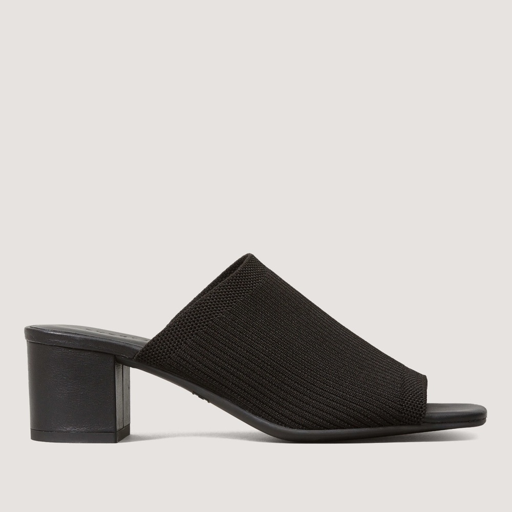 Everlane Women's Glove Mule in ReKnit in Black, Size 9